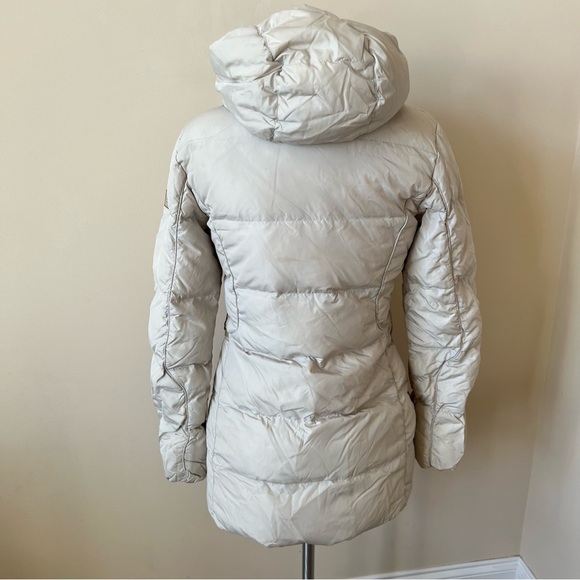 Add Hooded Double Breasted Quilted goose down Puffer Jacket nbnn - Picture 8 of 14